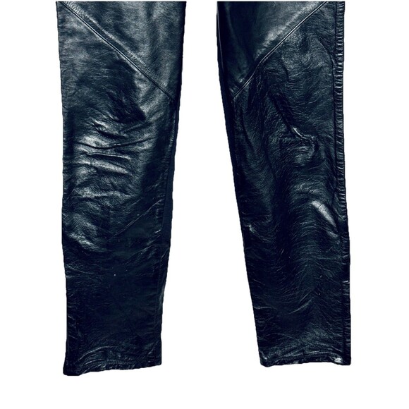 Harley Davidson Leather & Stretch Pants Women’s 38/10 - See measurements (29) - Picture 4 of 12